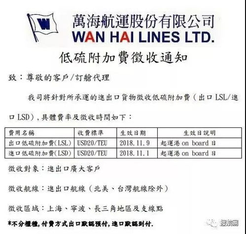 注意丨各大船公司陸續(xù)開征低硫附加費(fèi)，外貿(mào)和貨代企業(yè)準(zhǔn)備好買單了？